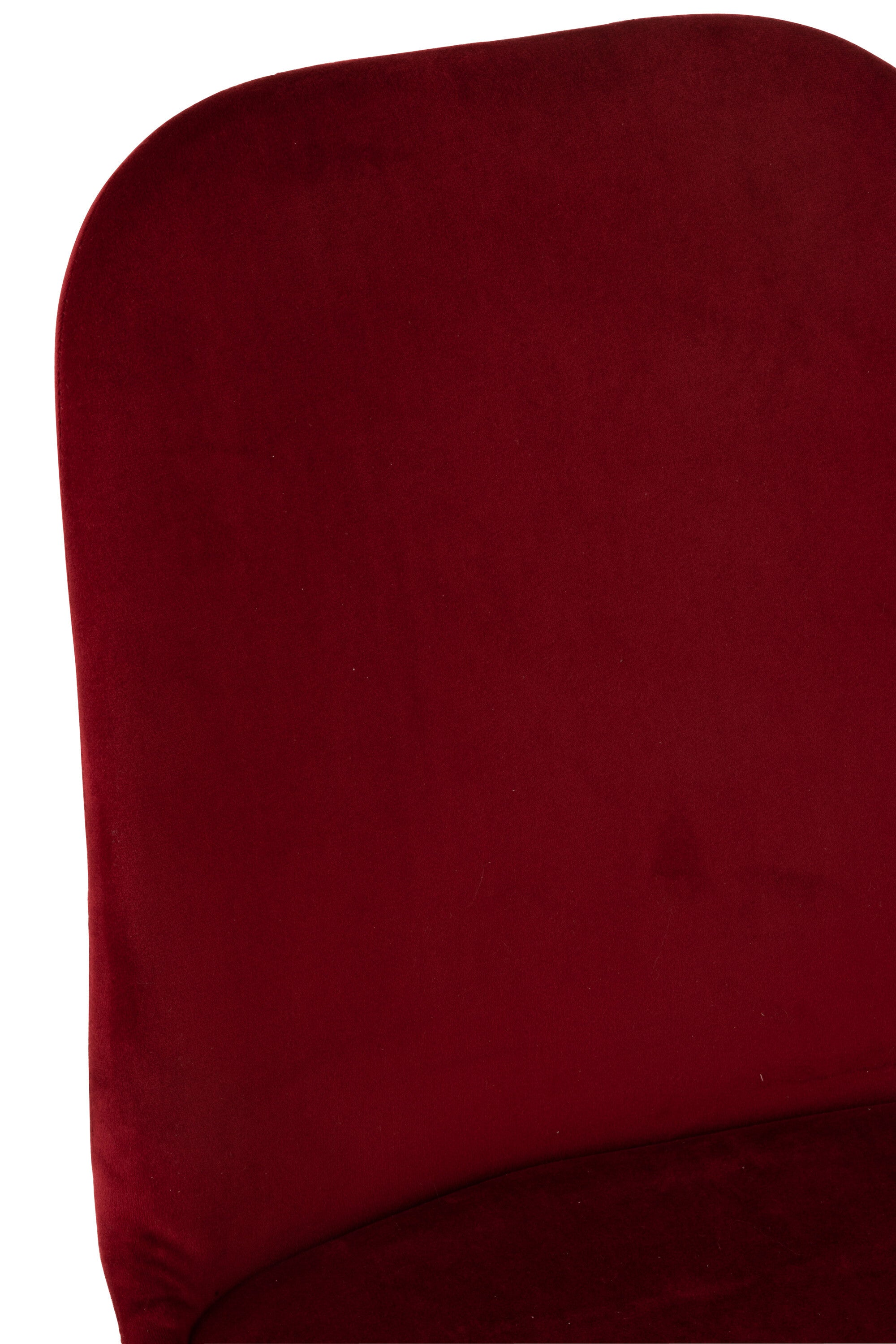 Stoel Claire Metaal/Textiel Bordeauxrood - J-LINE