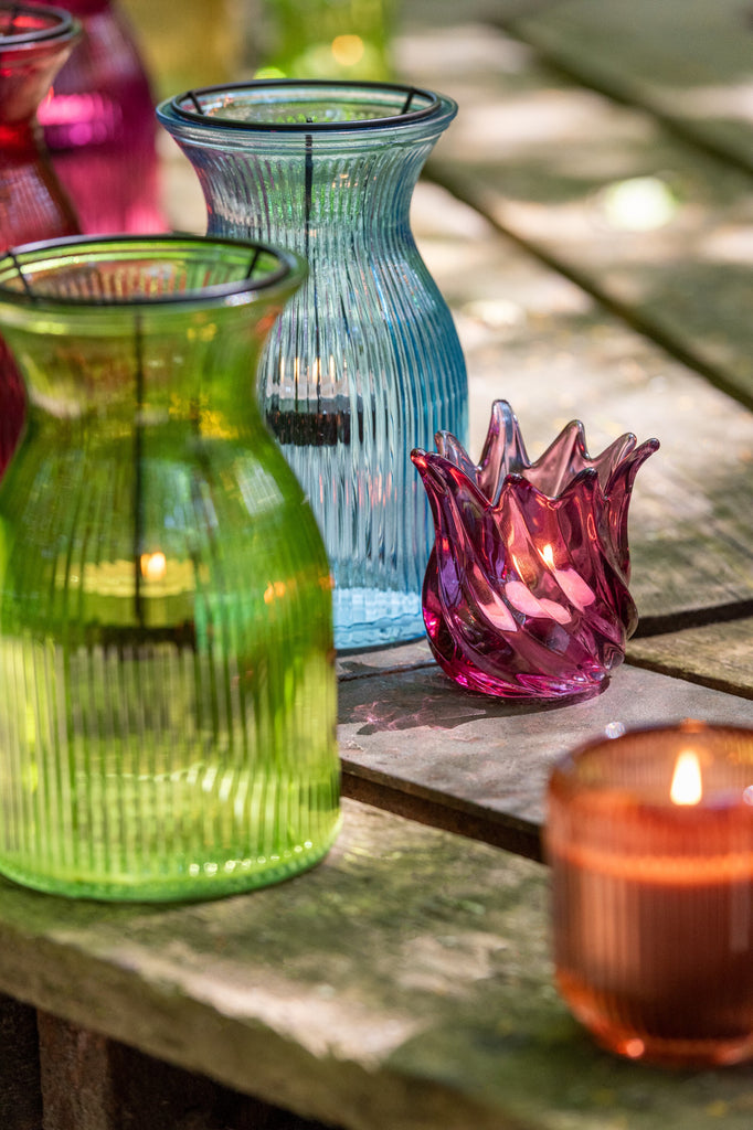 Theelichthouder Popa Glas Mix S/6 - J-LINE