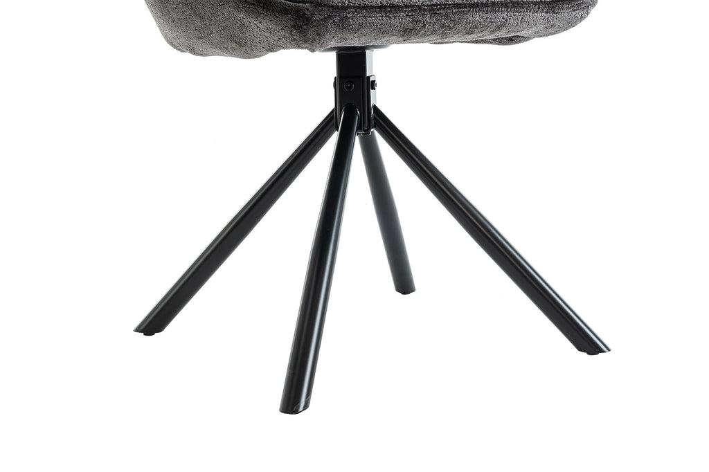 Stoel 'Dante' Fabric Grey ) RS