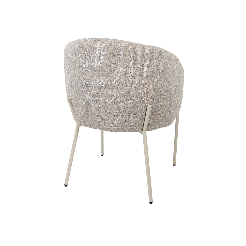 eetkamerstoel Adele- beige poten - Puente - Stone 09 (prijs = set van 2)