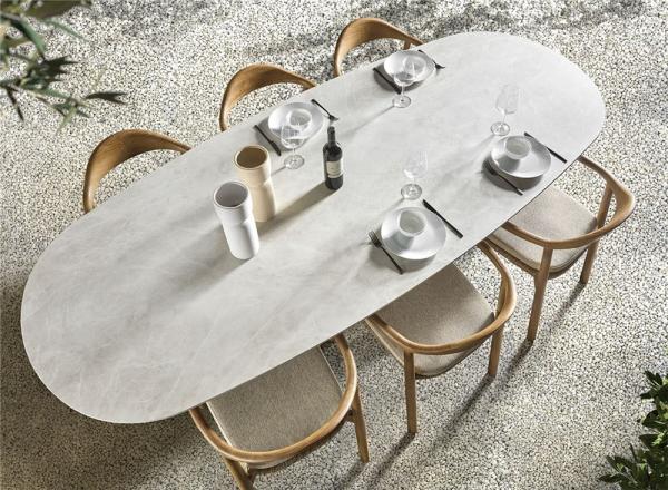 Outdoor armstoel Elias teak naturel - VDC