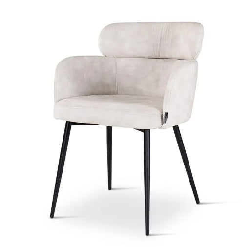 Fauteuil Lay, pieds en bois, sur mesure - VDC