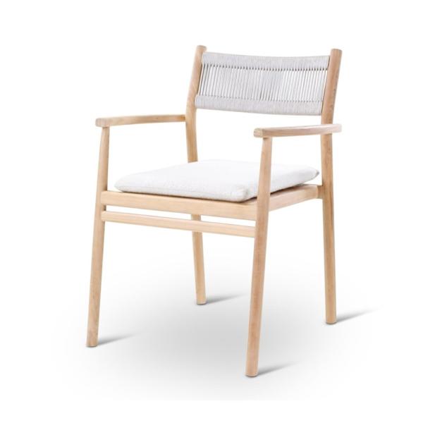 Armstoel outdoor Maloy teak naturel - VDC