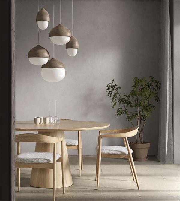 Armstoel Pura naturel inclusief kussen Bisque - VDC