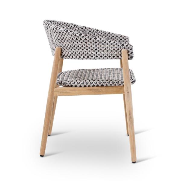 Fauteuil d'extérieur Ralf en teck naturel - VDC