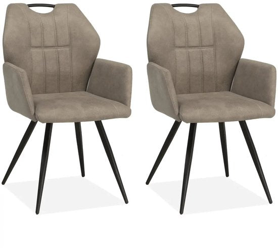 Armstoel/eetkamerstoel Puck - 6 kleuren - MXF