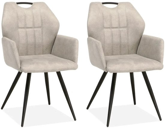 Armstoel/eetkamerstoel Puck - 6 kleuren - MXF