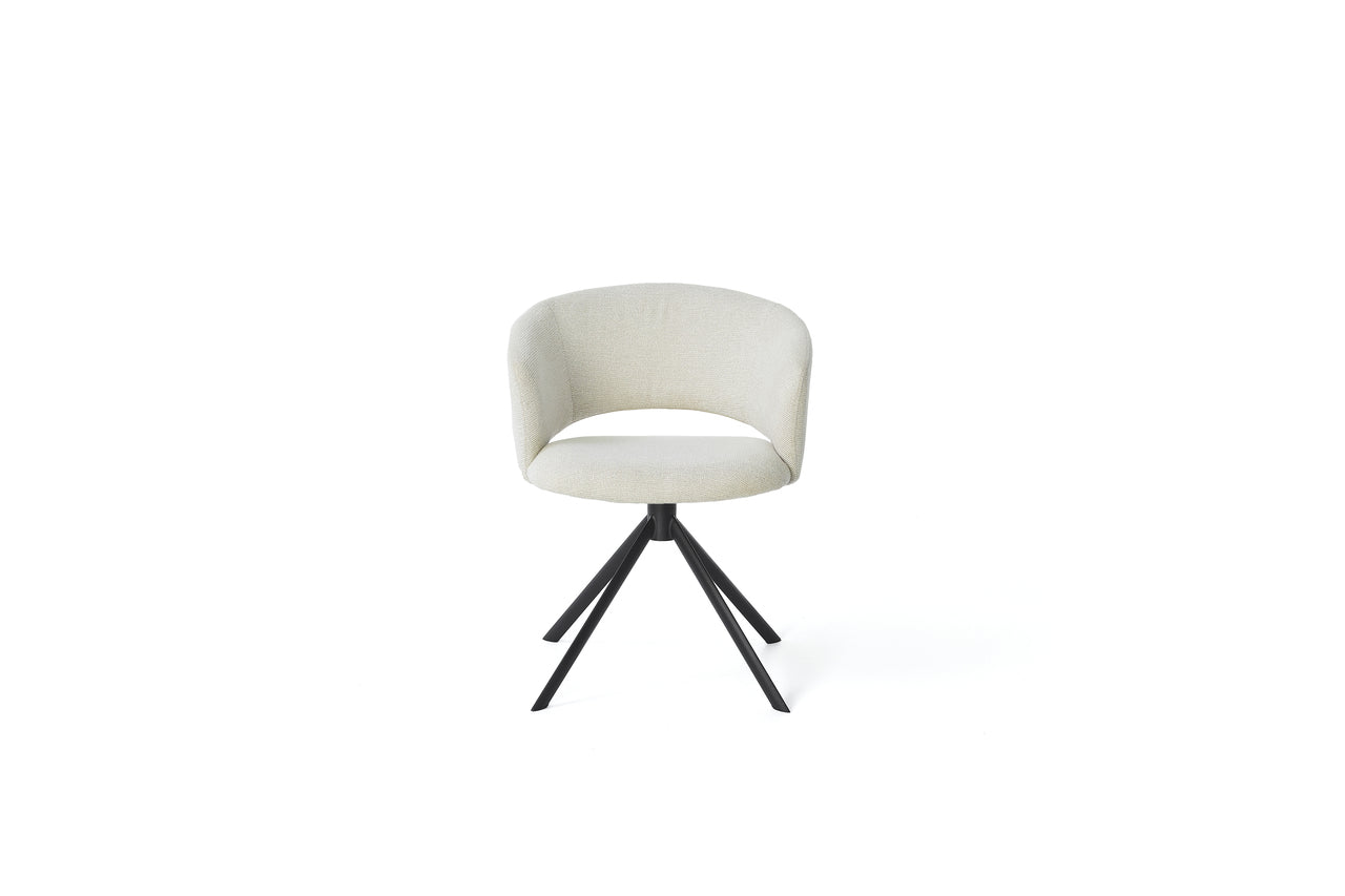Armstoel ACE SWIFEL: SNEAK NATURAL 01 OF LINEN 110 - YL