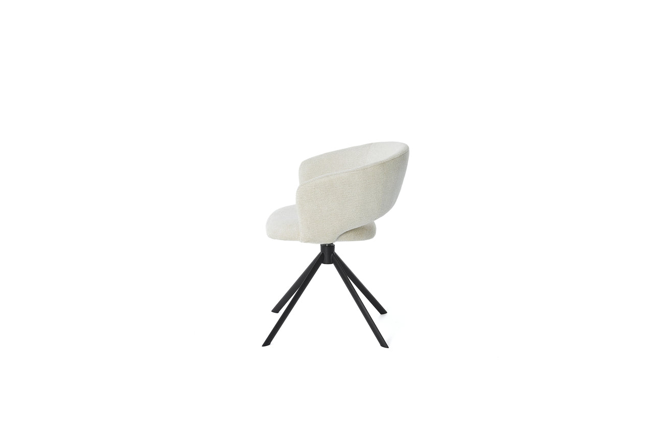 Armstoel ACE SWIFEL: SNEAK NATURAL 01 OF LINEN 110 - YL