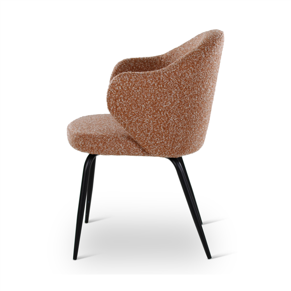 Armstoel Yalo naturel of brick