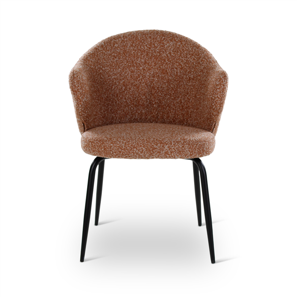 Armstoel Yalo naturel of brick