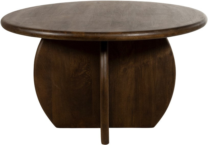 Table à manger Belly 130, manguier noyer - NW