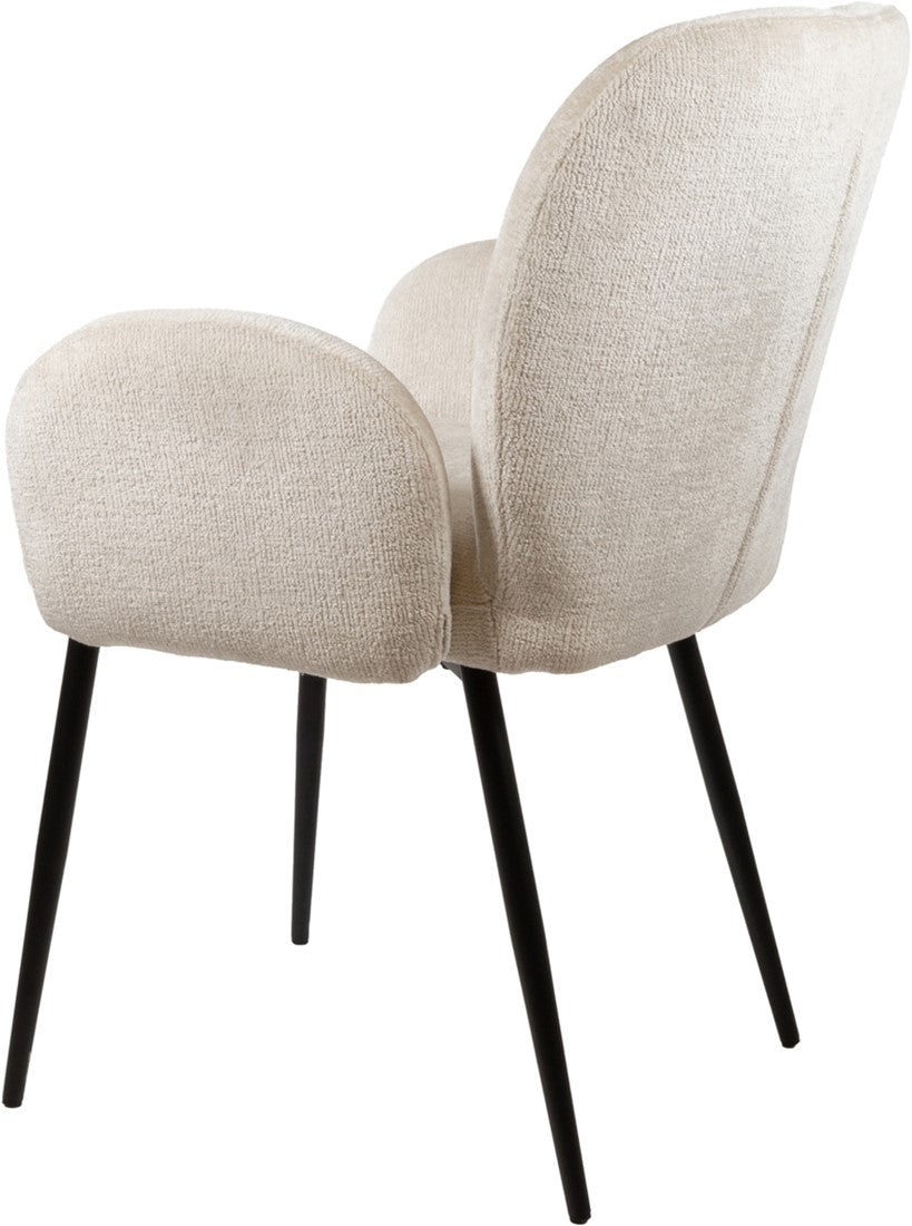 Stoel Bobby Ivoor (prijs = set van twee) - NW