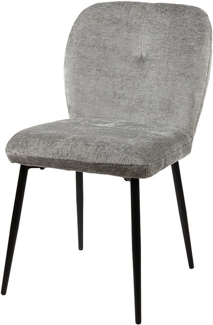 Fauteuil de table Bobby - gris clair (prix = lot de deux) - NW