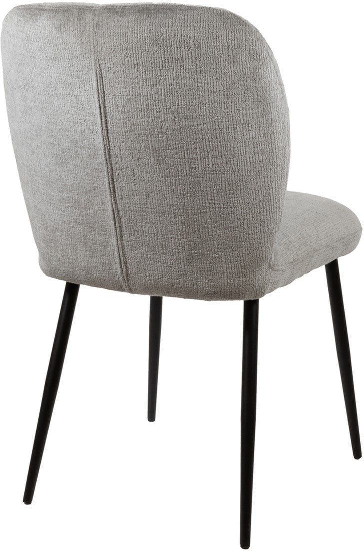 Fauteuil de table Bobby - gris clair (prix = lot de deux) - NW