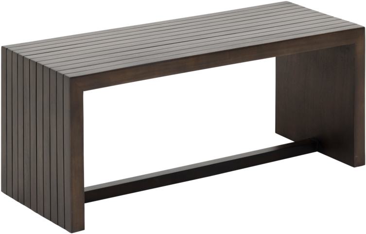 Bank tafel Maroon mahonie - DTP