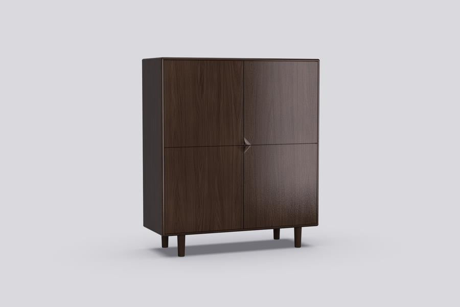 Barkast Sento 4-deurs eik (4 kleuren) - THS