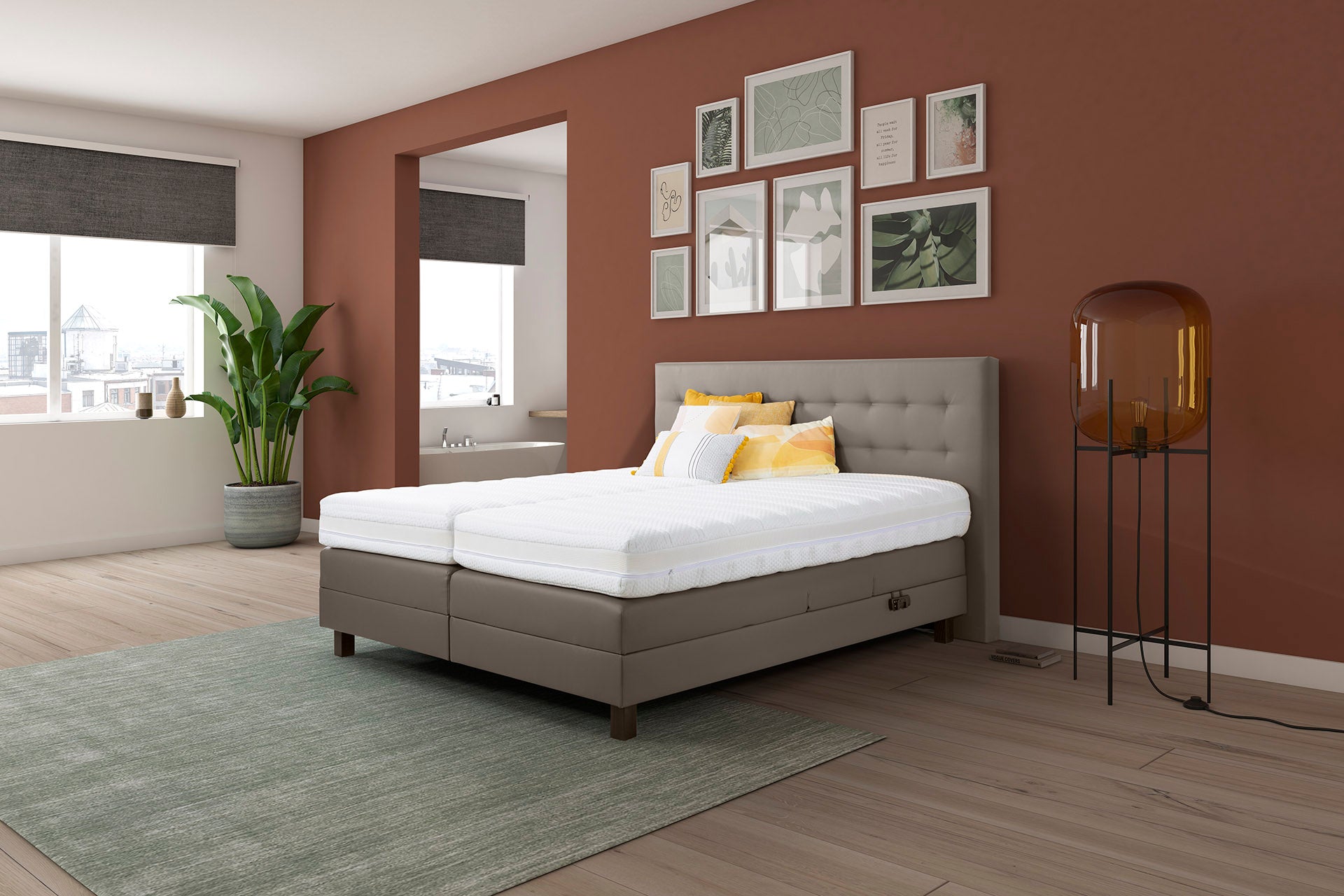 Lit Egor avec matelas rembourré et surmatelas VLS