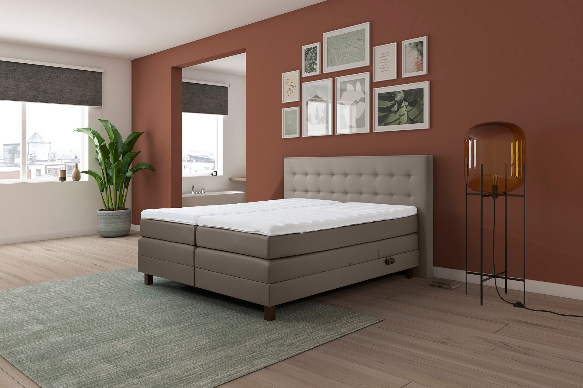 Lit Egor avec matelas rembourré et surmatelas VLS