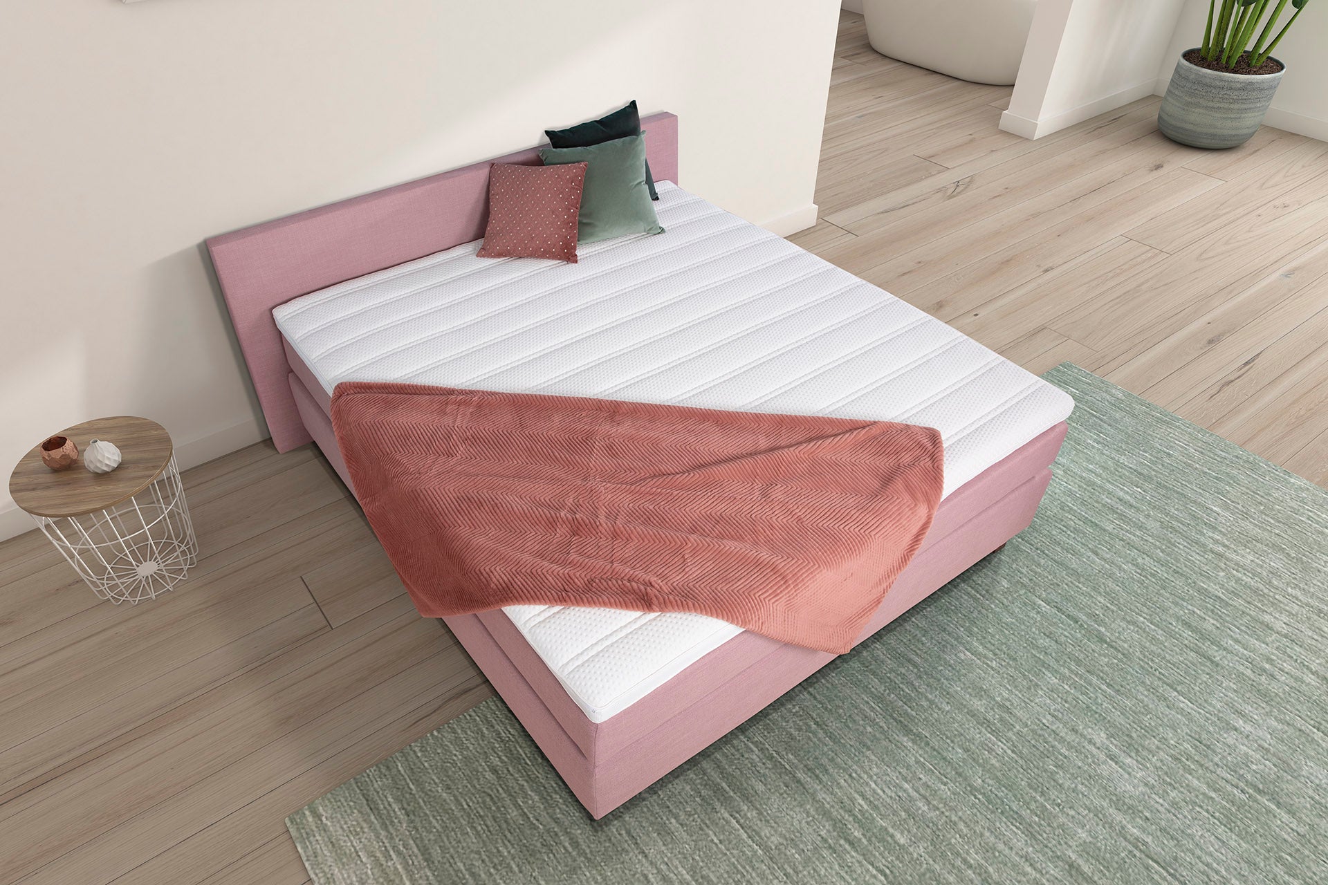 Lit Odin avec matelas rembourré et surmatelas VLS