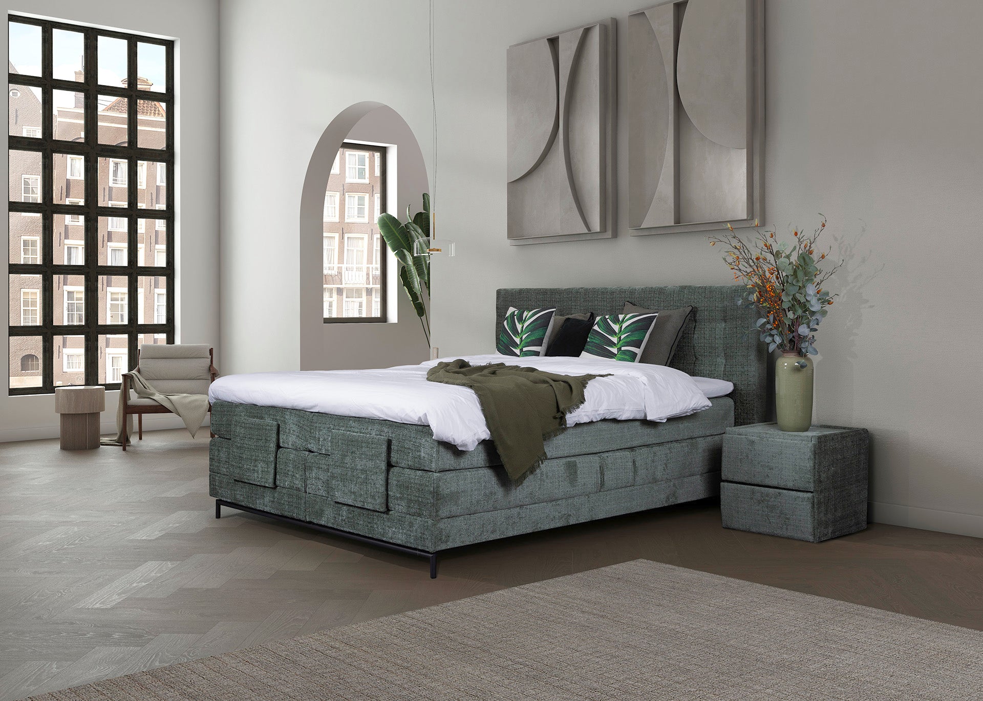Lit Egor avec matelas rembourré et surmatelas VLS