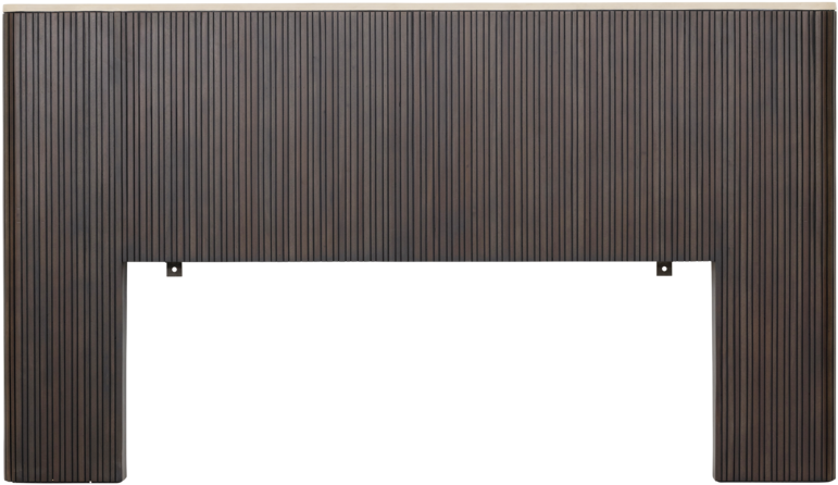 Bed hoofdbord Maroon mahonie/mortex voor boxspring 140/160/180- DTP