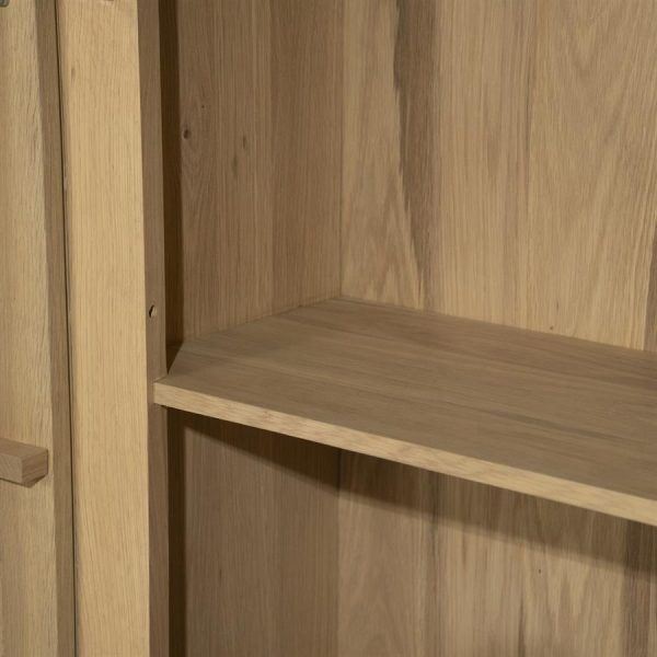 Bergkast Josh naturel eikenhout - Eleo