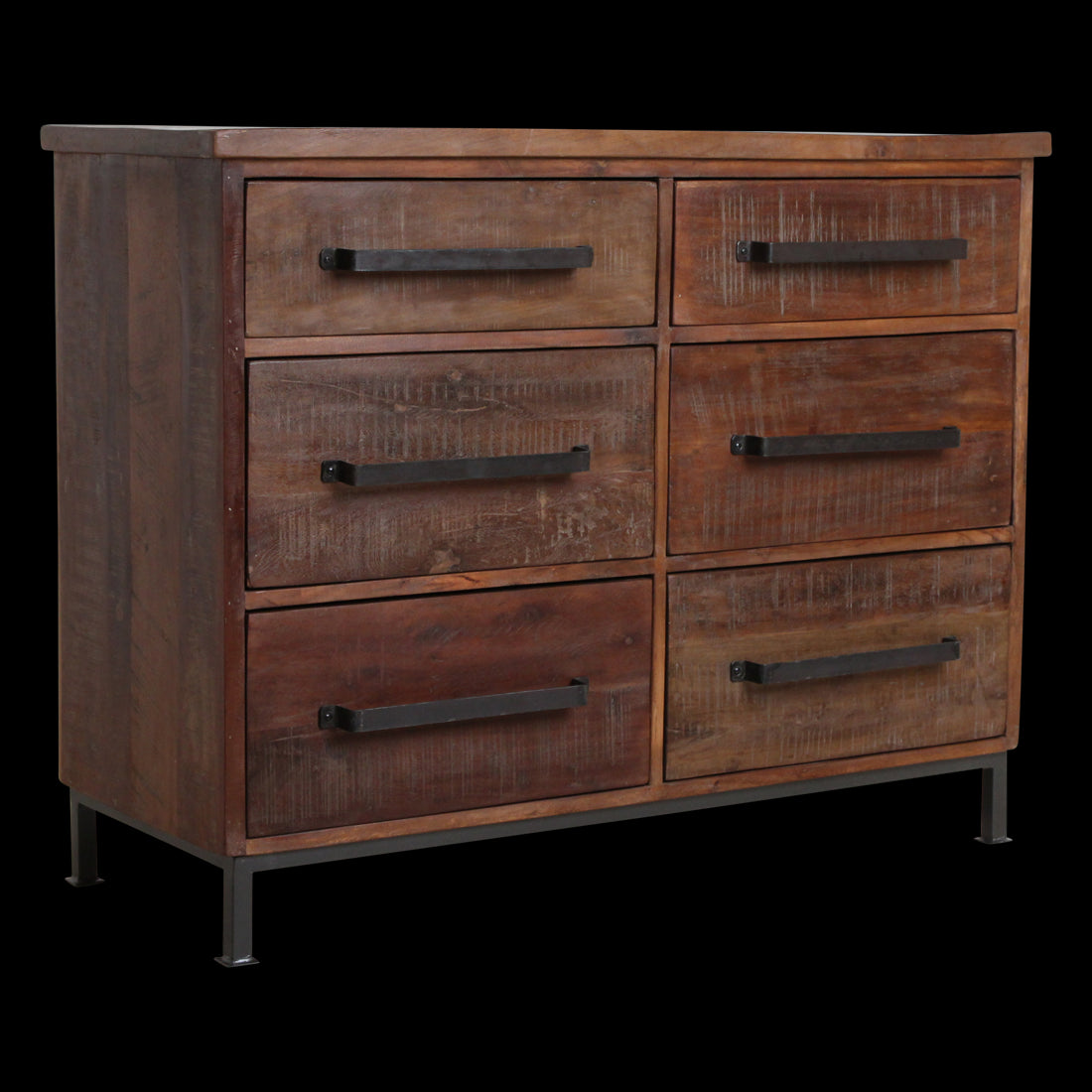 Dressoir Factory 6 lades - RAW