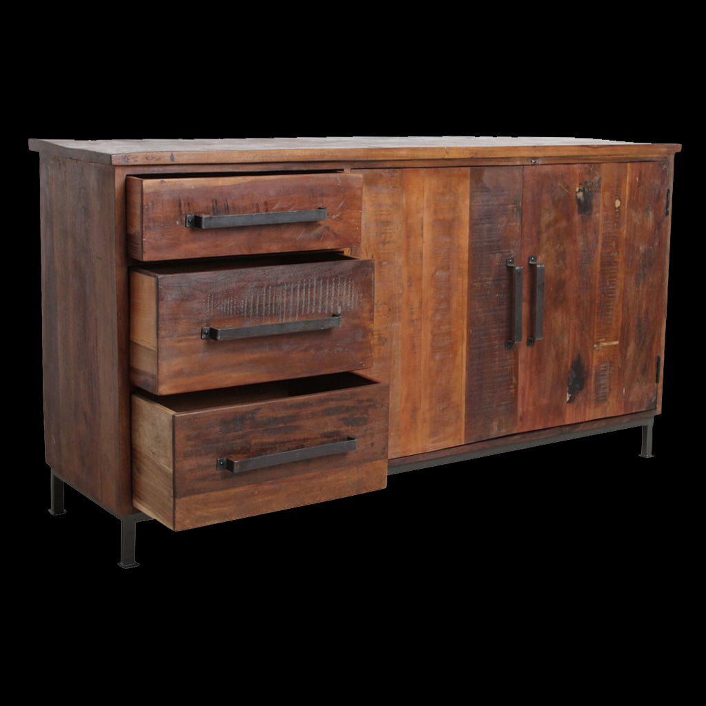 Dressoir Factory 2 deuren 3 lades - RAW