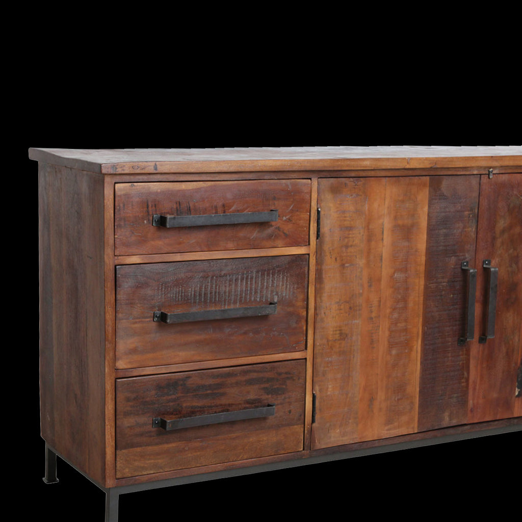 Dressoir Factory 2 deuren 3 lades - RAW