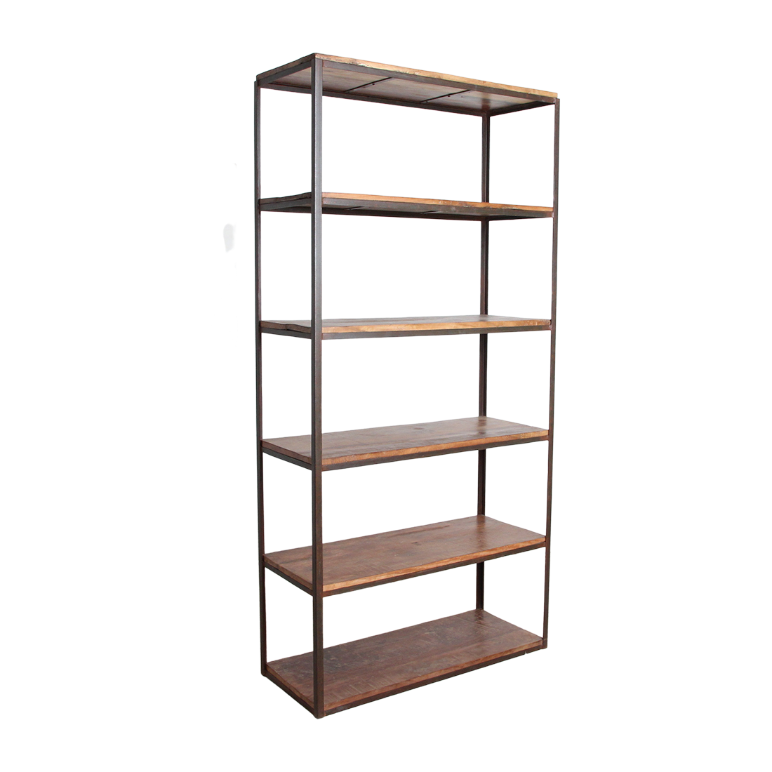 Boekenrek Factory S houten planken - RAW