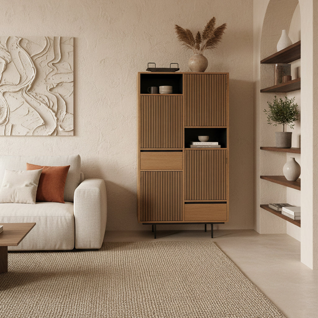 Bergkast Rhythm teak - RAW