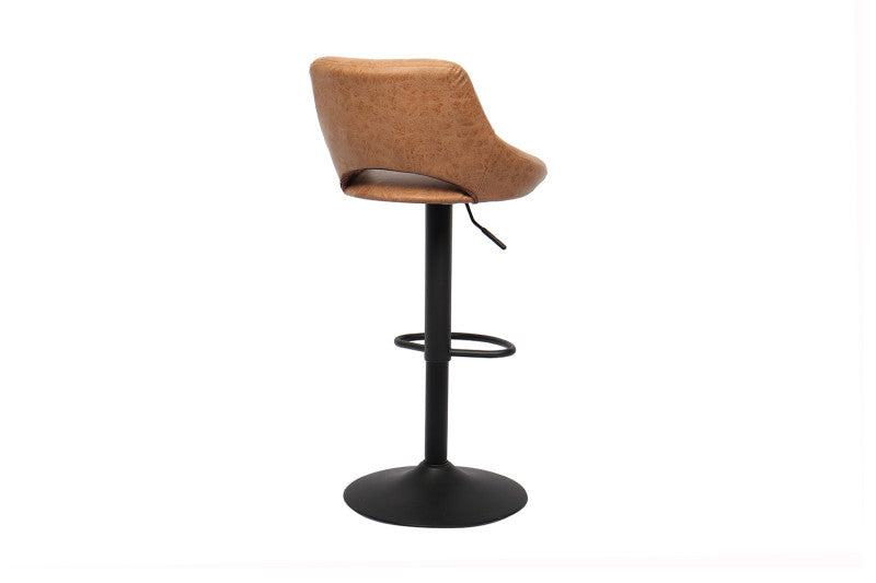Counter- en barstoel Bella PU RS: zwart of cognac