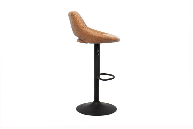Counter- en barstoel Bella PU RS: zwart of cognac