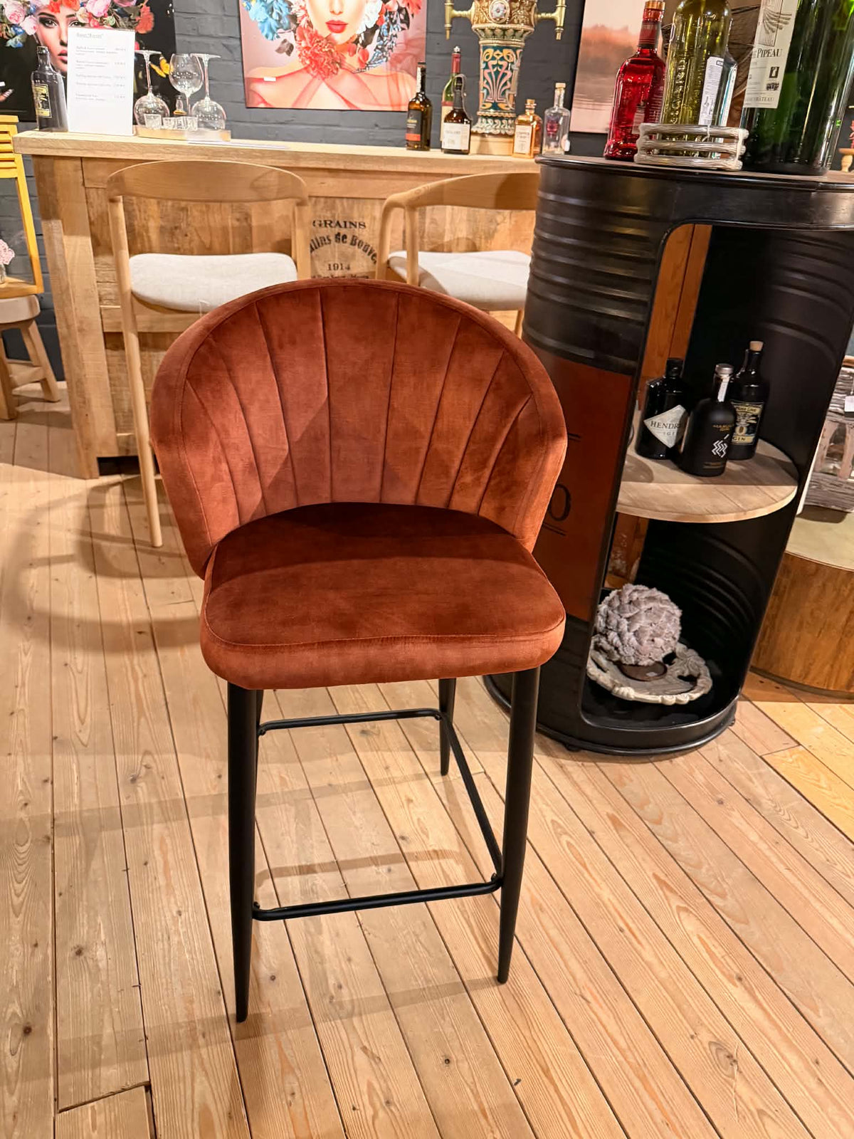 Counterstoel Loulou rust - toonzaalmodel aan -50 % - DEZ