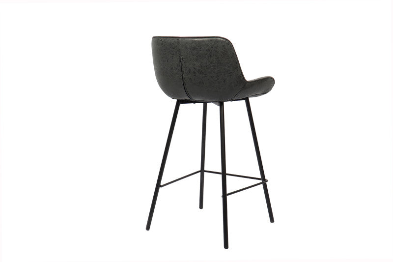 Tabouret de bar Nova RS : noir ou cognac