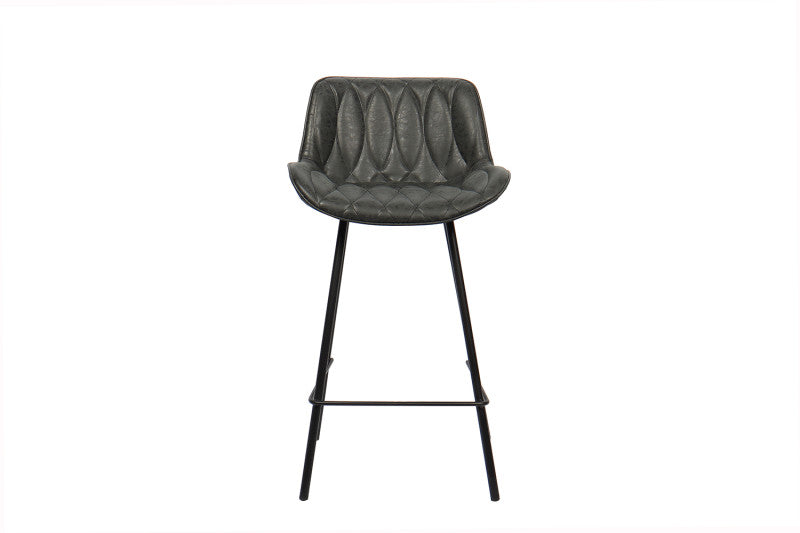 Tabouret de bar Nova RS : noir ou cognac