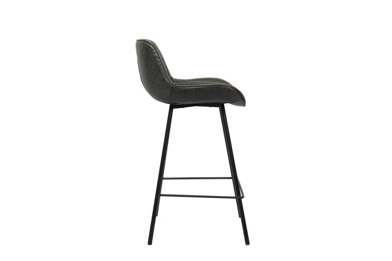 Tabouret de bar Nova RS : noir ou cognac