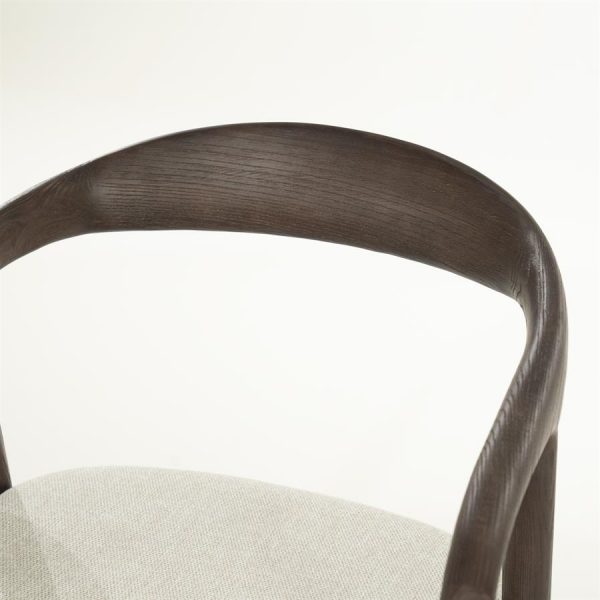 Hippe counterstoel Rayven donkerbruin essenhout - Eleo