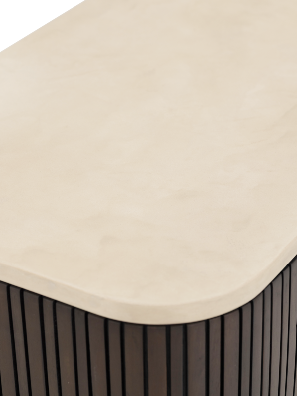 Dressoir Maroon mahonie 3 lades - DTP - VANAF EIND NOVEMBER