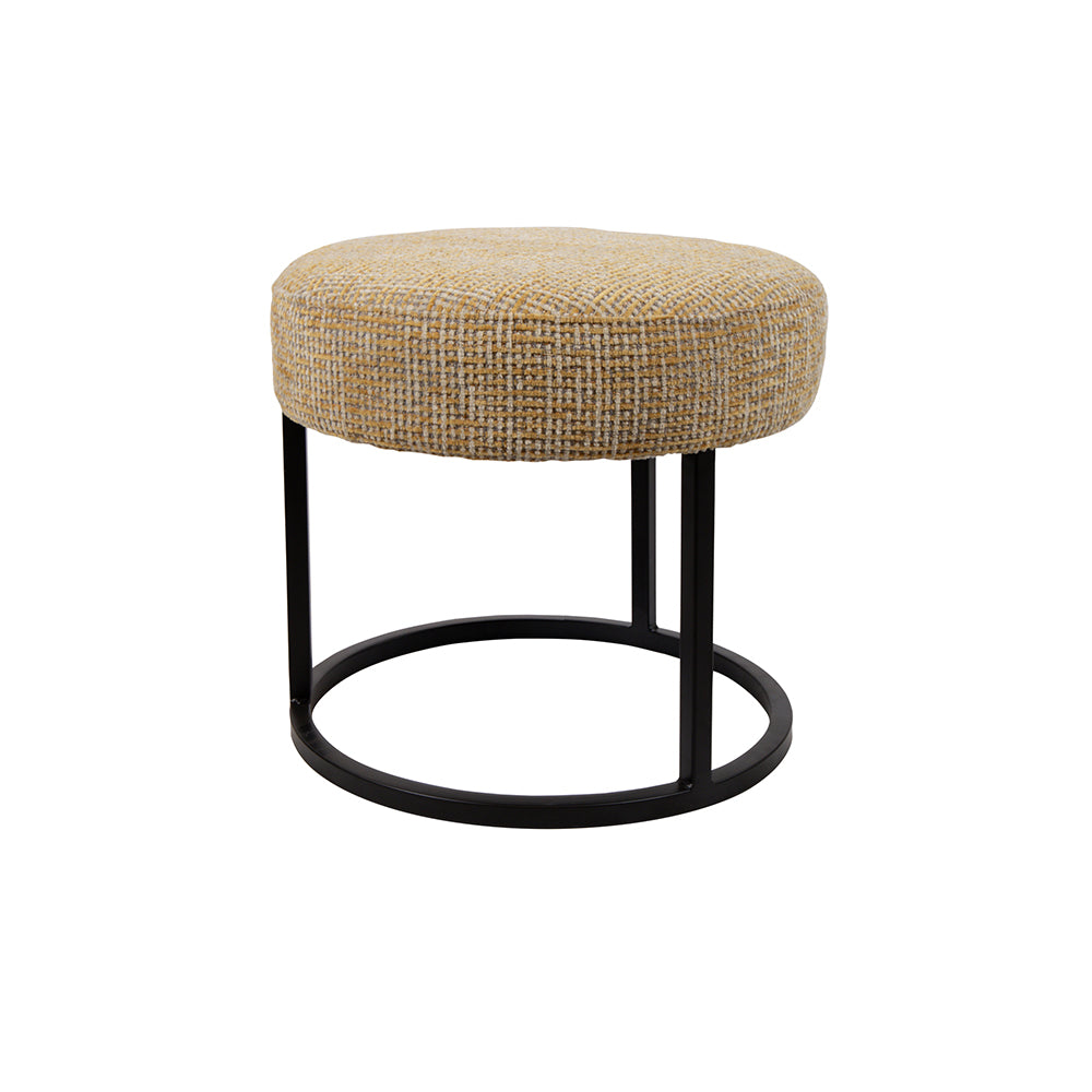 poef Escabel - Ø45 - Coco - Mosterd 06 - NW