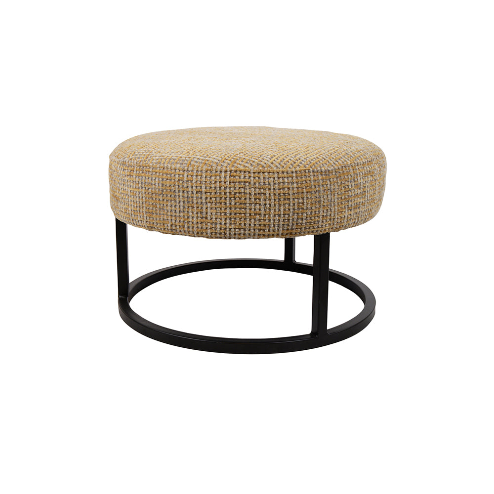 poef Escabel - Ø50 - Coco - Mosterd 06 - NW