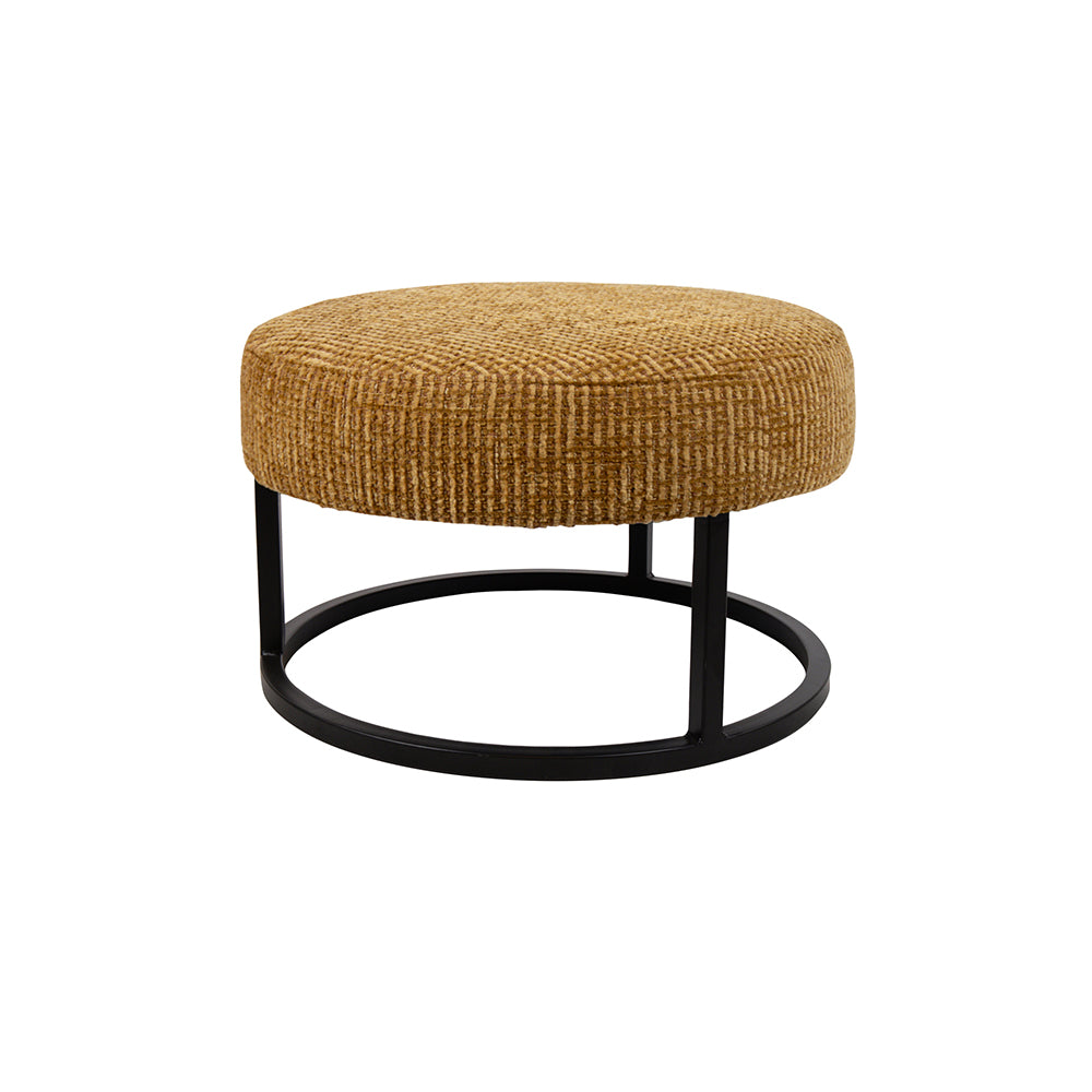 Escabel poef - Ø50 - Coco - Goudkleurig - NW