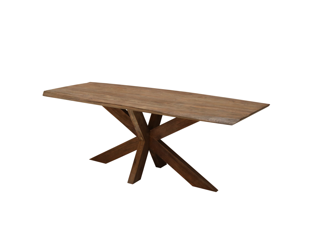 Eettafel Bruxelles - massief teakhout - JENE