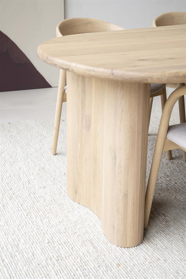 Eettafel Josh naturel eikenhout - Eleo