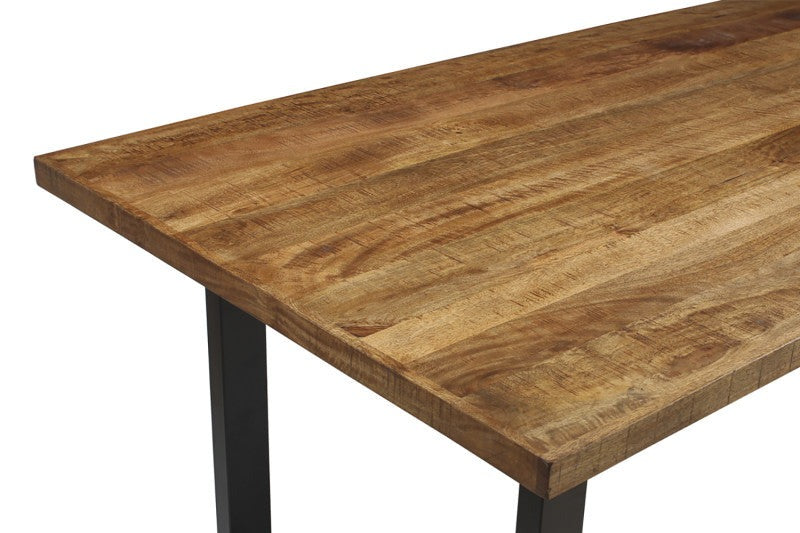 Table à manger 'Nicola' 180cm ou 200cm RS - rectangulaire mangolia naturel ou noir