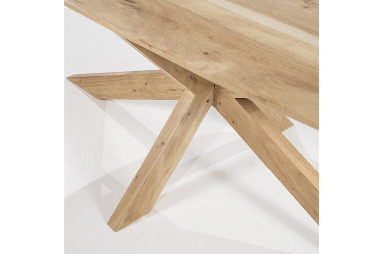 Eettafel Nikki naturel acaciahout - Eleo