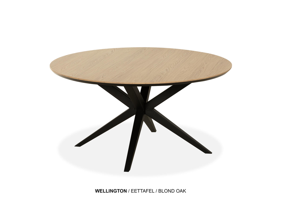 Eettafel Wellington rond lamulux - MX