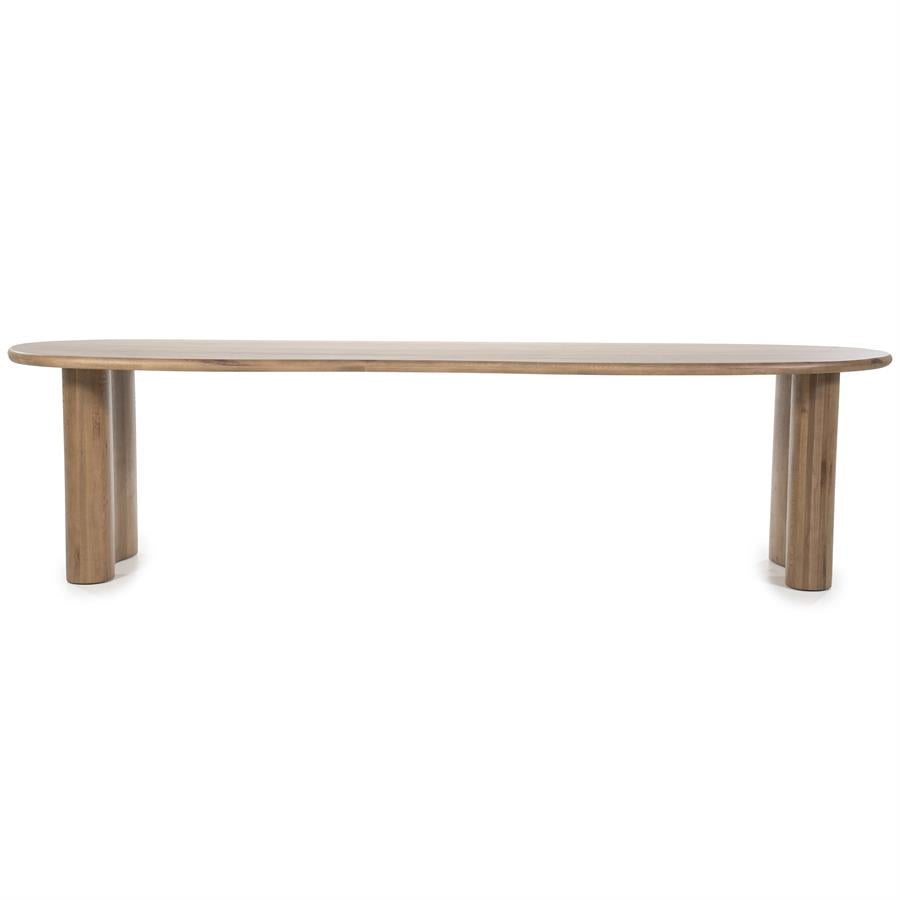 Eettafel Josh bruin eikenhout - Eleo