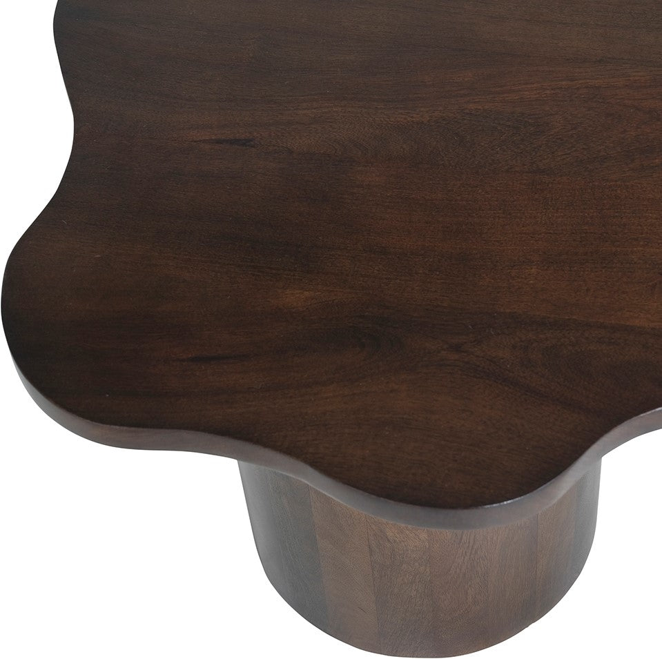 Table basse Fiore 98, manguier noyer - NW